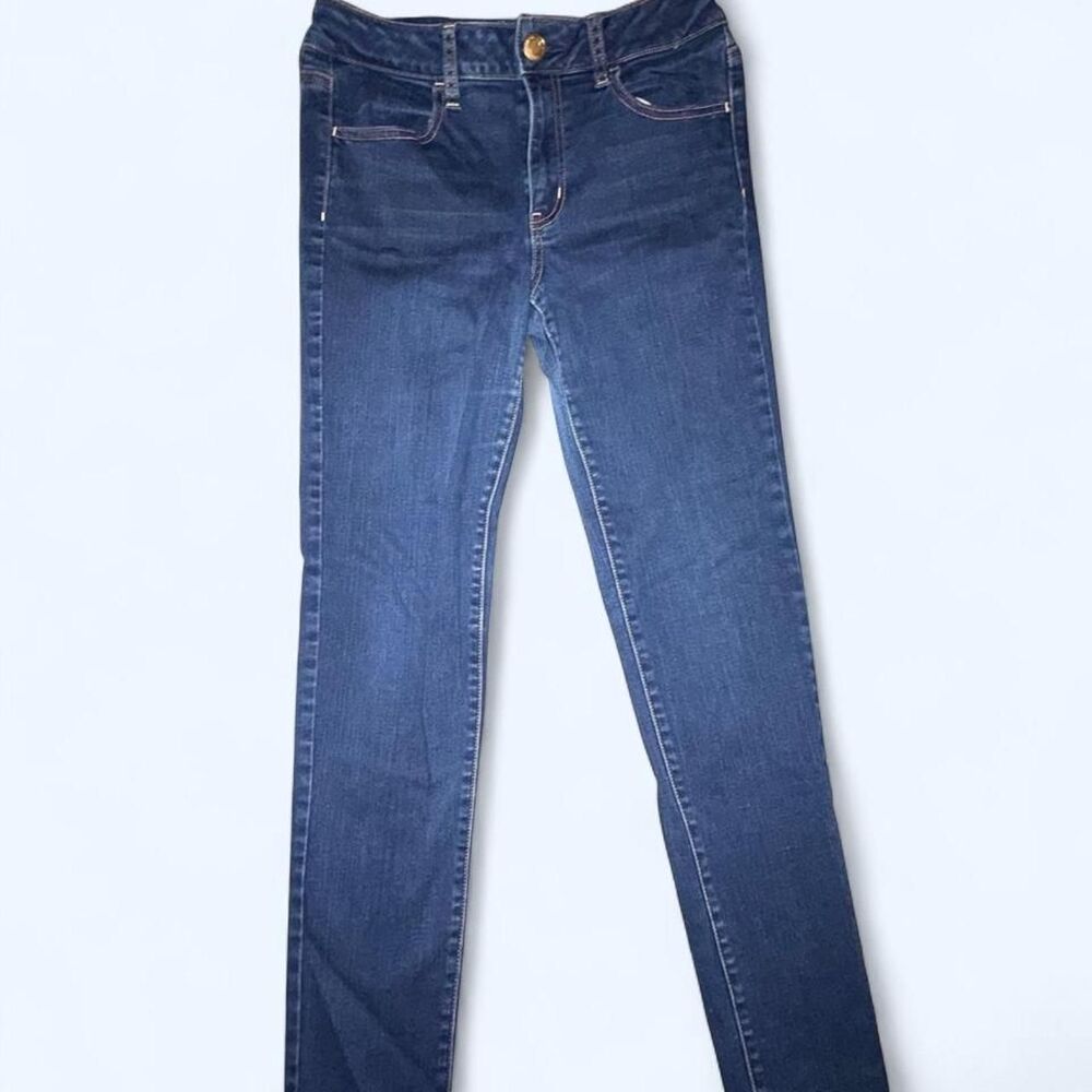American-eagle Women's Blue and Navy Jeans